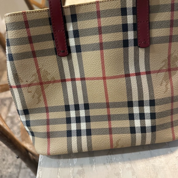 Genuine Burberry tote. Small. Excellent condition. - Picture 3 of 7